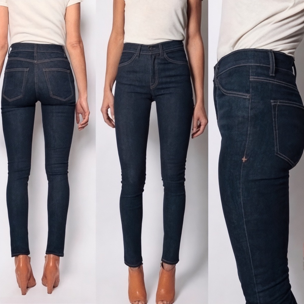 Imogene + Willie Size 27R Lucy Low Rise Dark Wash Indigo Skinny Jeans